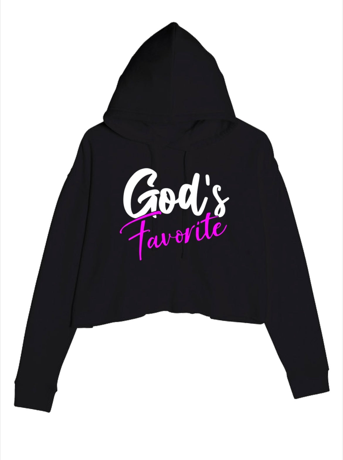 Gods Favorite Crop Hoodie